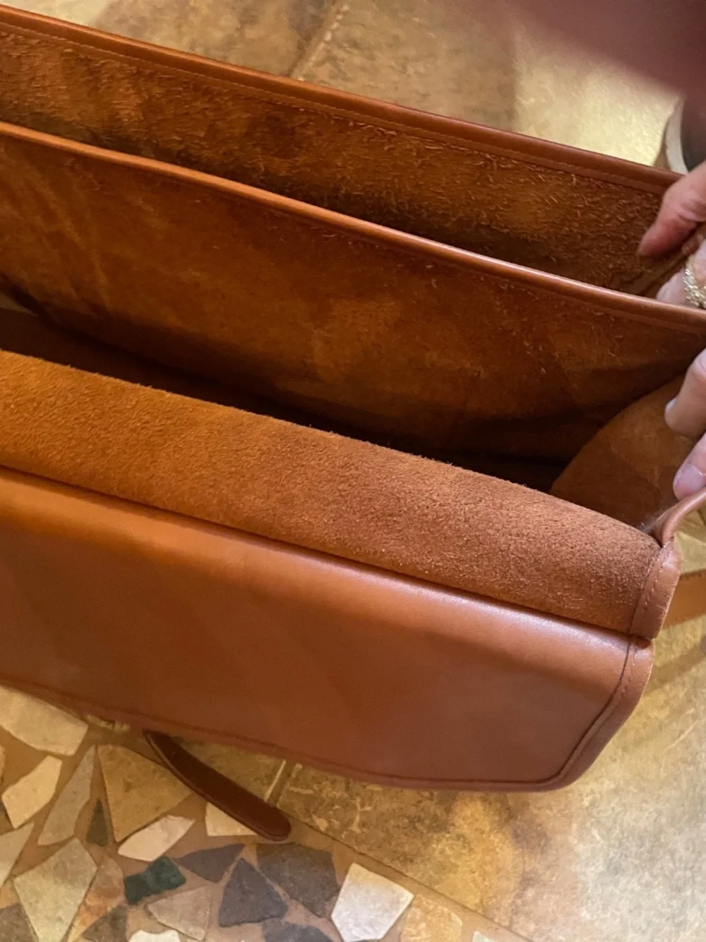 vintage coach briefcase, beautiful condition